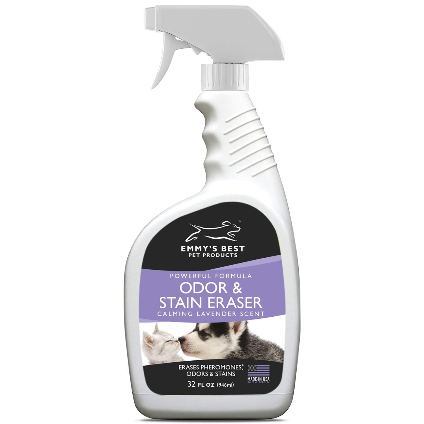 EBPP Odor & Stain Eraser - Made in The USA - Pet Odor Absorber and Room Deodorizer for Home Use - Odor Remover and Urine Odor Eliminator - Lavender Enzyme Carpet Cleaner
