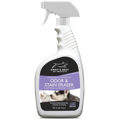 EBPP Odor & Stain Eraser - Made in The USA - Pet Odor Absorber and Room Deodorizer for Home Use - Odor Remover and Urine Odor Eliminator - Lavender Enzyme Carpet Cleaner