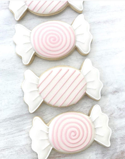 Christmas Candy Cookie Cutter, 3.75" Made in USA by Ann Clark