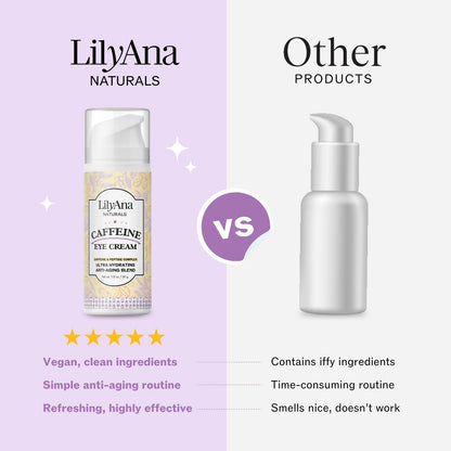 LilyAna Naturals New Caffeine Eye Cream 1oz