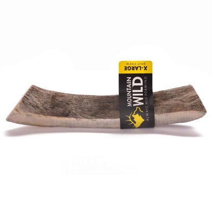 MOUNTAIN WILD Split Elk Antler Dog Chews for Aggressive Chewers – Naturally-Shed, Long-Lasting, Odorless, Mineral-Rich – No Fillers, No Preservatives – Supports Dental Health – Large Breeds (X-Large)