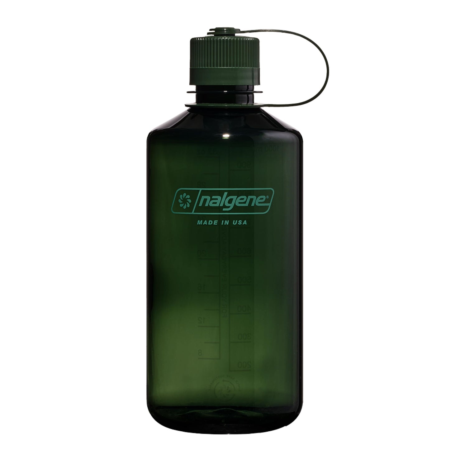 Nalgene Leak Proof Tritan BPA-Free Water Bottle - 32 oz Narrow Mouth - Made in the USA for Outdoor Use & Daily Hydration (Jade)