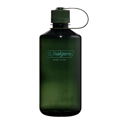 Nalgene Leak Proof Tritan BPA-Free Water Bottle - 32 oz Narrow Mouth - Made in the USA for Outdoor Use & Daily Hydration (Jade)