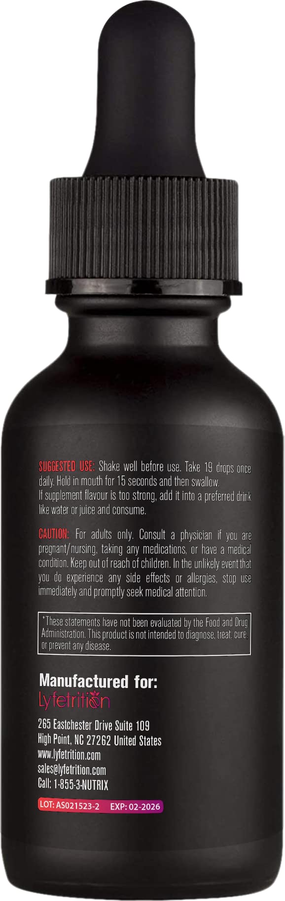 Lyfetrition Monolaurin Liquid Extract 950 mg, 4 Oz Liquid, 150 Servings, Made in USA, Quick Absorption, Quality Potent Ingredients, Third-Party Tested, Non-GMO, GMP Certified, Cruelty-Free Products