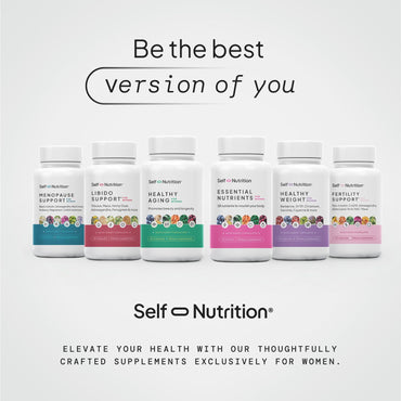 SELF NUTRITION Fertility Support for Women | Conception for Her, Coenzyme Q10, Ashwagandha, Myo-Inositol & More| Support Cycle Regularity & Ovulation| Vegan, Non-GMO, USA Made-60 Capsules