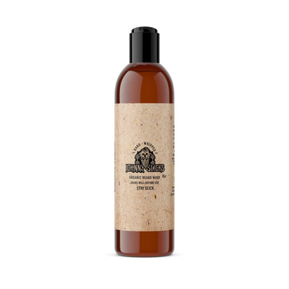 Johnny Slicks Thinning Hair Kit | Oil Based Pomade, Beard Oil & Beard Wash | 100% Organic, USA Made, Veteran Owned (Itch, Dandruff, Healthy Hair Growth, Grooming), Rugged Scent