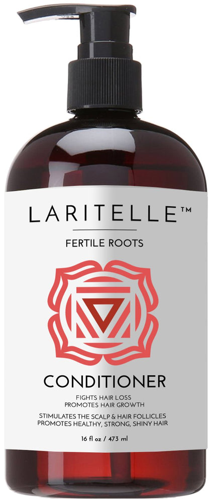 Laritelle Organic Anti-Thinning Conditioner | Fortifying, Strengthening & Rejuvenating | Prevents Hair Loss and Shedding, Promotes New Hair Growth | Ayurvedic Herbs, Lavender, Ginger, Rosemary