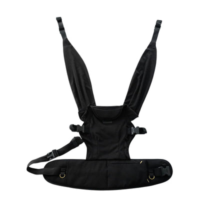 Tushbaby Pearl Newborn Carrier – Ergonomic Wrap for Newborns 8-20 lbs – Hands-Free Baby Carrier with Storage, Bottle Holder & Wipe Attachment – Soft, Breathable Fabric & Adjustable Fit – Easy On/Off