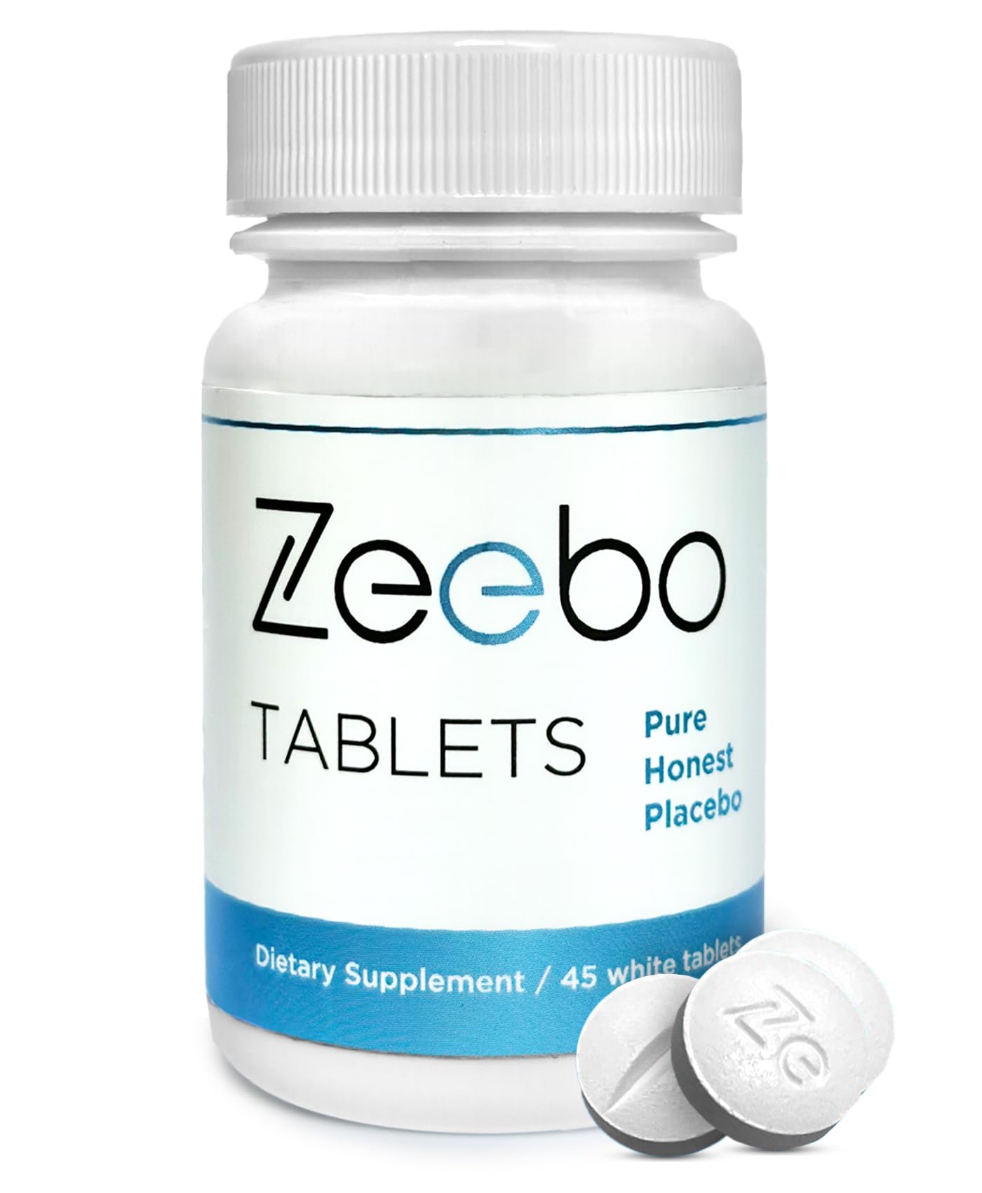 Zeebo Placebo Pills - Choose Tablet or Capsule Form (Tablets)