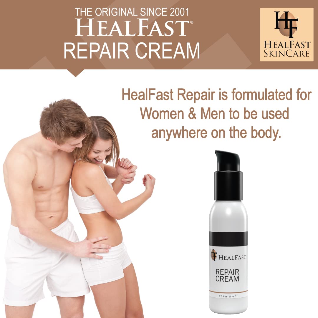 HealFast Sensitive Skin Repair Moisturizing Cream 2 Oz – For Dry, Itch– Fights Rashes, Dryness, Stretch Marks, Sunburn and Bed Sores – Herbal and Food Based Ingredients