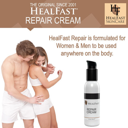 HealFast Sensitive Skin Repair Moisturizing Cream 2 Oz – For Dry, Itch– Fights Rashes, Dryness, Stretch Marks, Sunburn and Bed Sores – Herbal and Food Based Ingredients