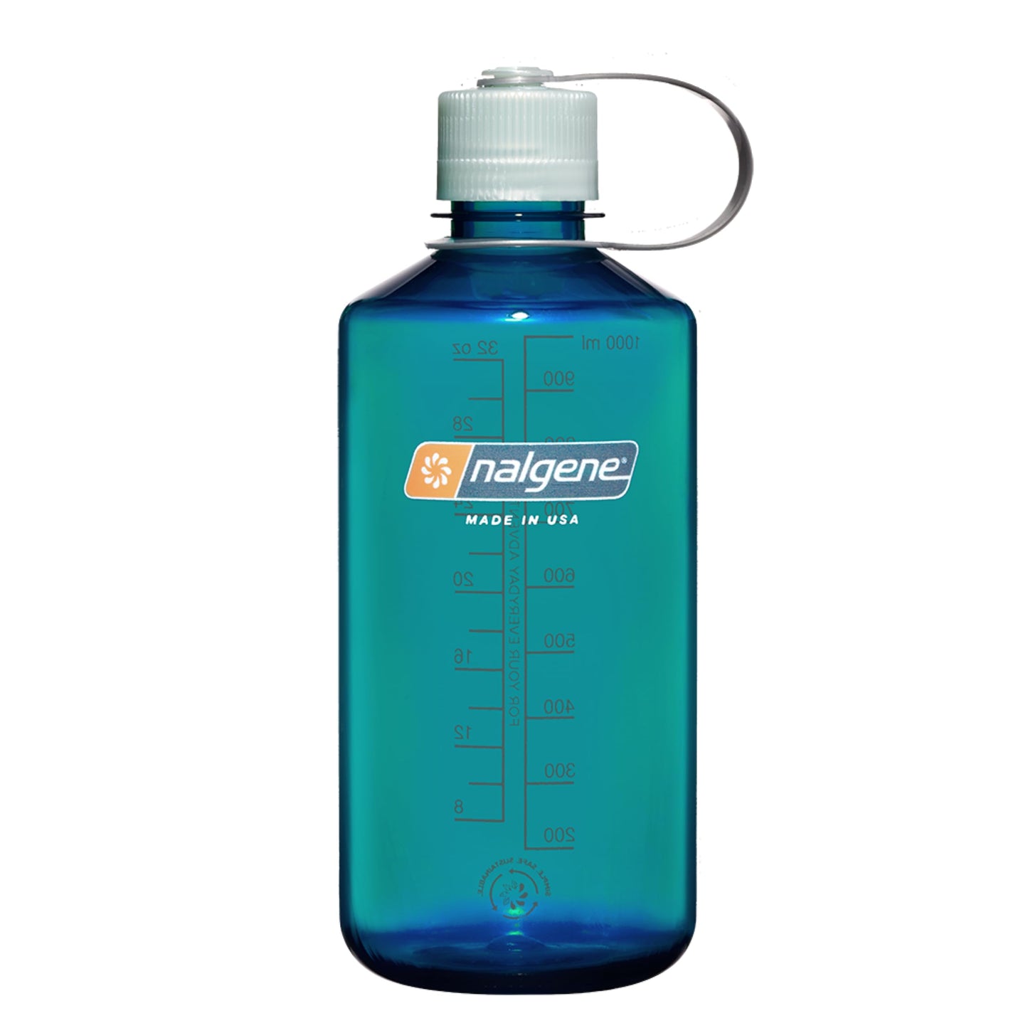 Nalgene Leak Proof Tritan BPA-Free Water Bottle - 32 oz Narrow Mouth - Made in the USA for Outdoor Use & Daily Hydration (Trout)