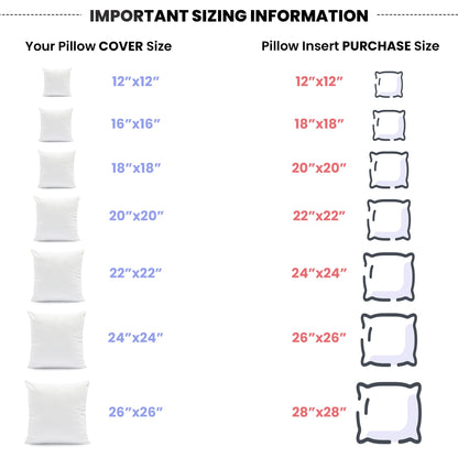 Foamily Throw Pillows Insert 18 x 18 Inches (Set of 4) Hypoallergenic, Made in USA - Decorative Couch, Bed Pillow