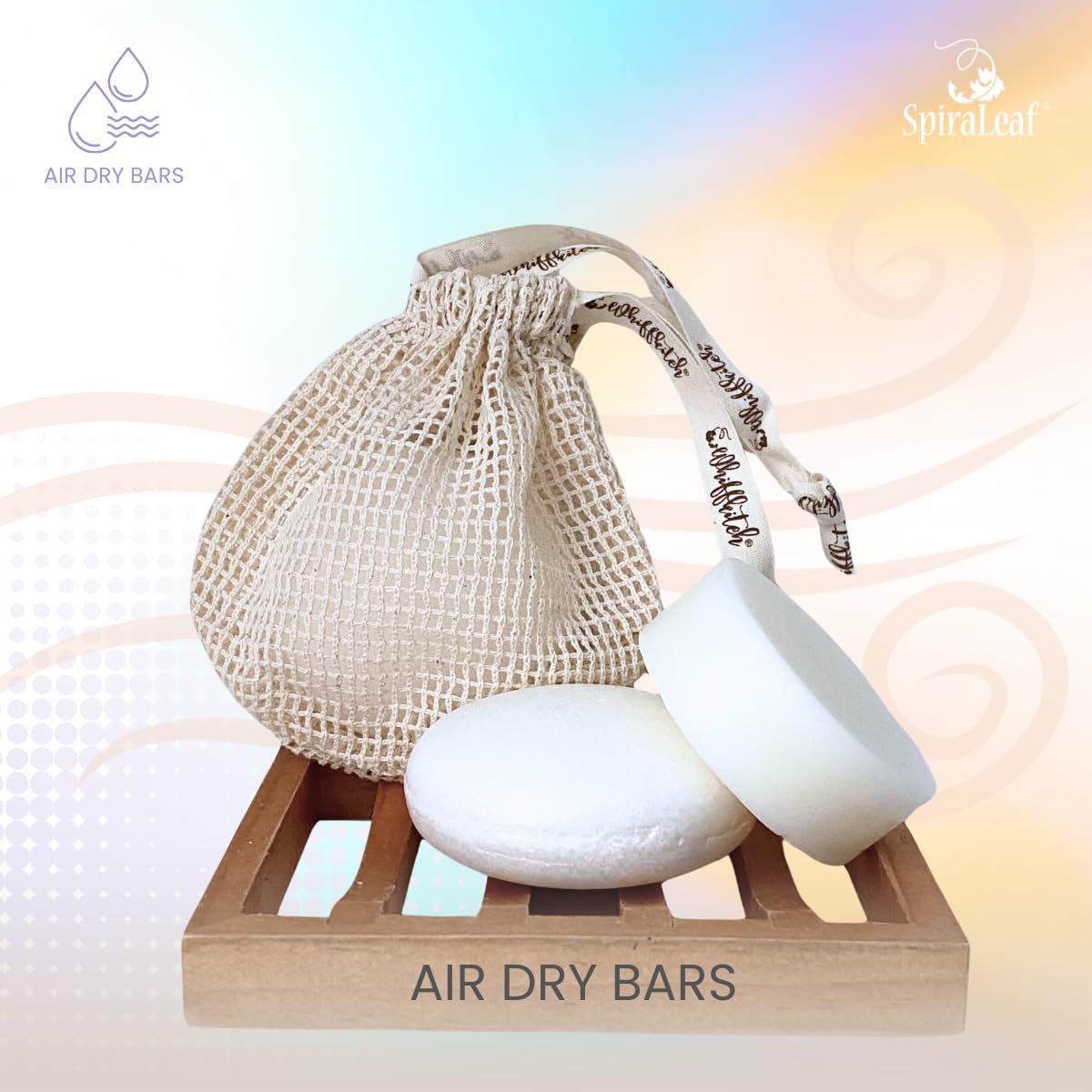 SPIRALEAF Solid Shampoo Bar & Conditioner Bar Set, ORANGE ZEST Limited Ingredients, Concentrated Formula, Fragrance-Free, Dye-Free, Premium Hair Care and Shave Bars