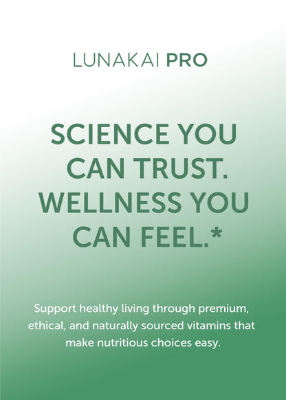 Lunakai PRO USA Made Dual-Pathway NAD+ Formula with NR & Resveratrol – Natural NAD Supplement for Women & Men – Longevity & Cellular Health Support, 60ct