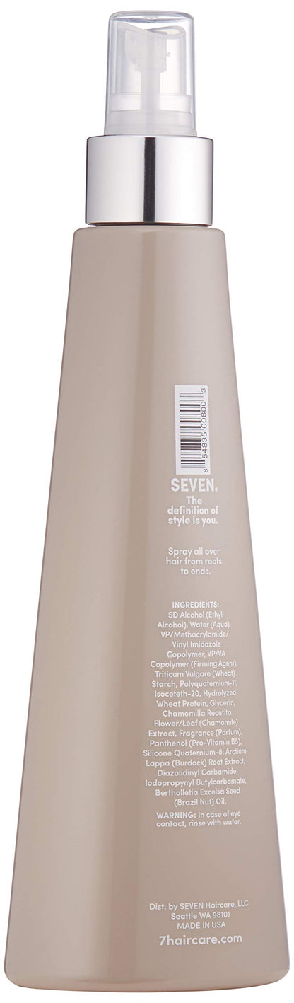 SEVEN Satara Boost Hairspray, Root Lifter Volumizing Hair Spray Volumizer for Fine Hair, Dry Shampoo Alternative, Lightweight, Extra Hold, Boost Volume, Made in USA with Vitamin B5 & Chamomile, 8oz
