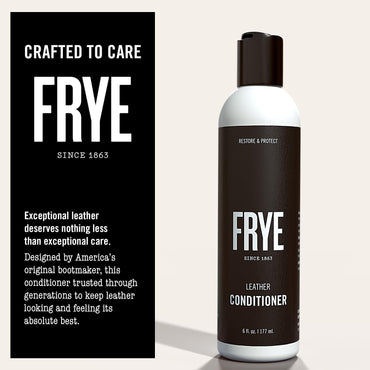 Frye Leather Conditioner – Non-Toxic Leather Care Made in the USA | Restores & Softens Leather - Shoes, Boots, Jackets, Handbags, Purses & More