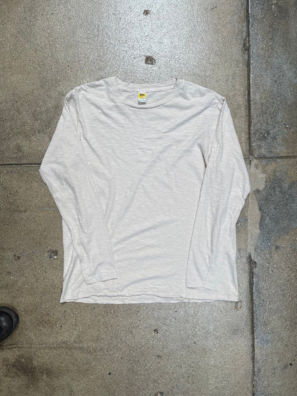 Rolled Tee Long Sleeve Oat Milk