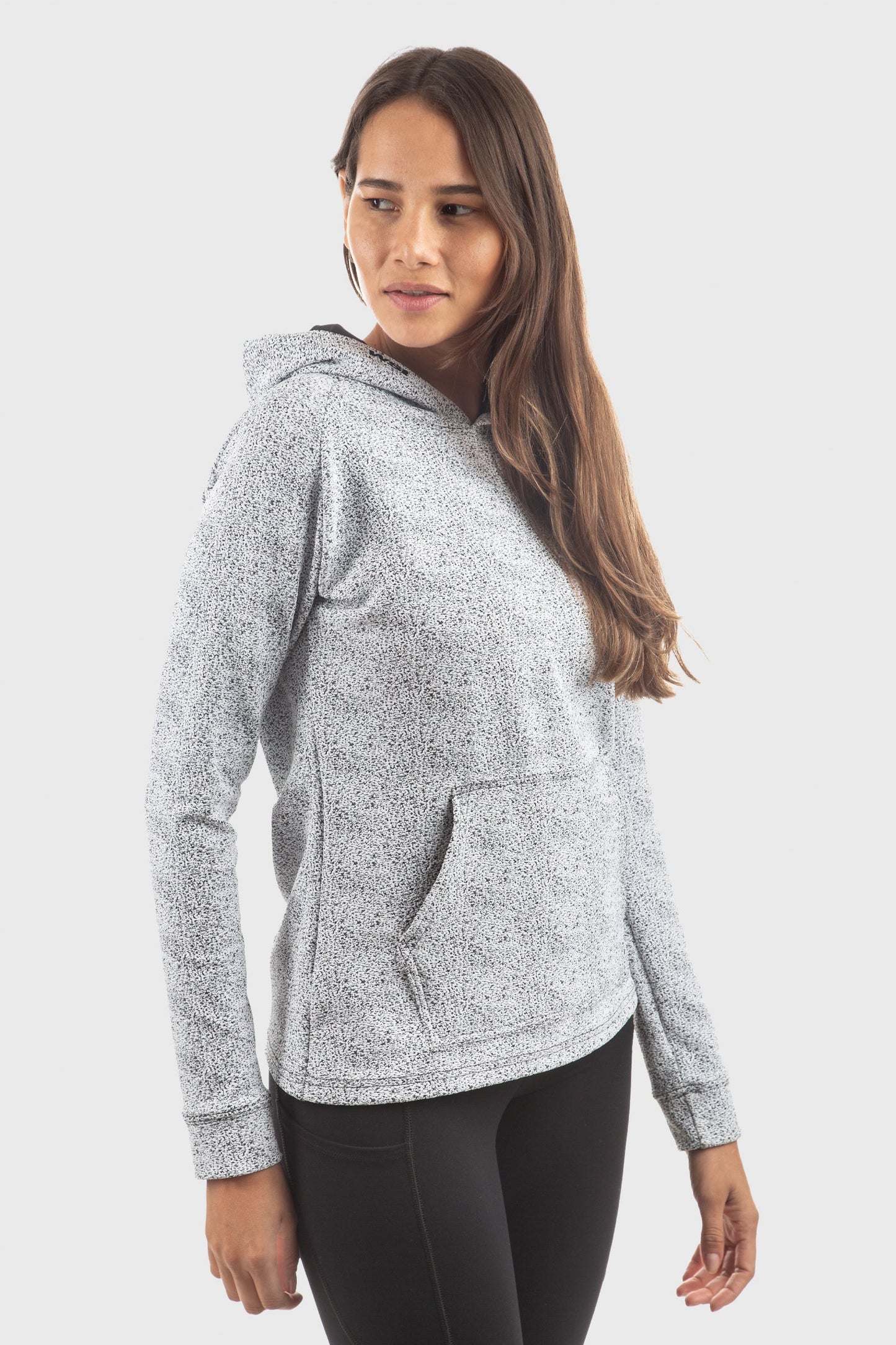 White Frost Long Sleeve Hoodie