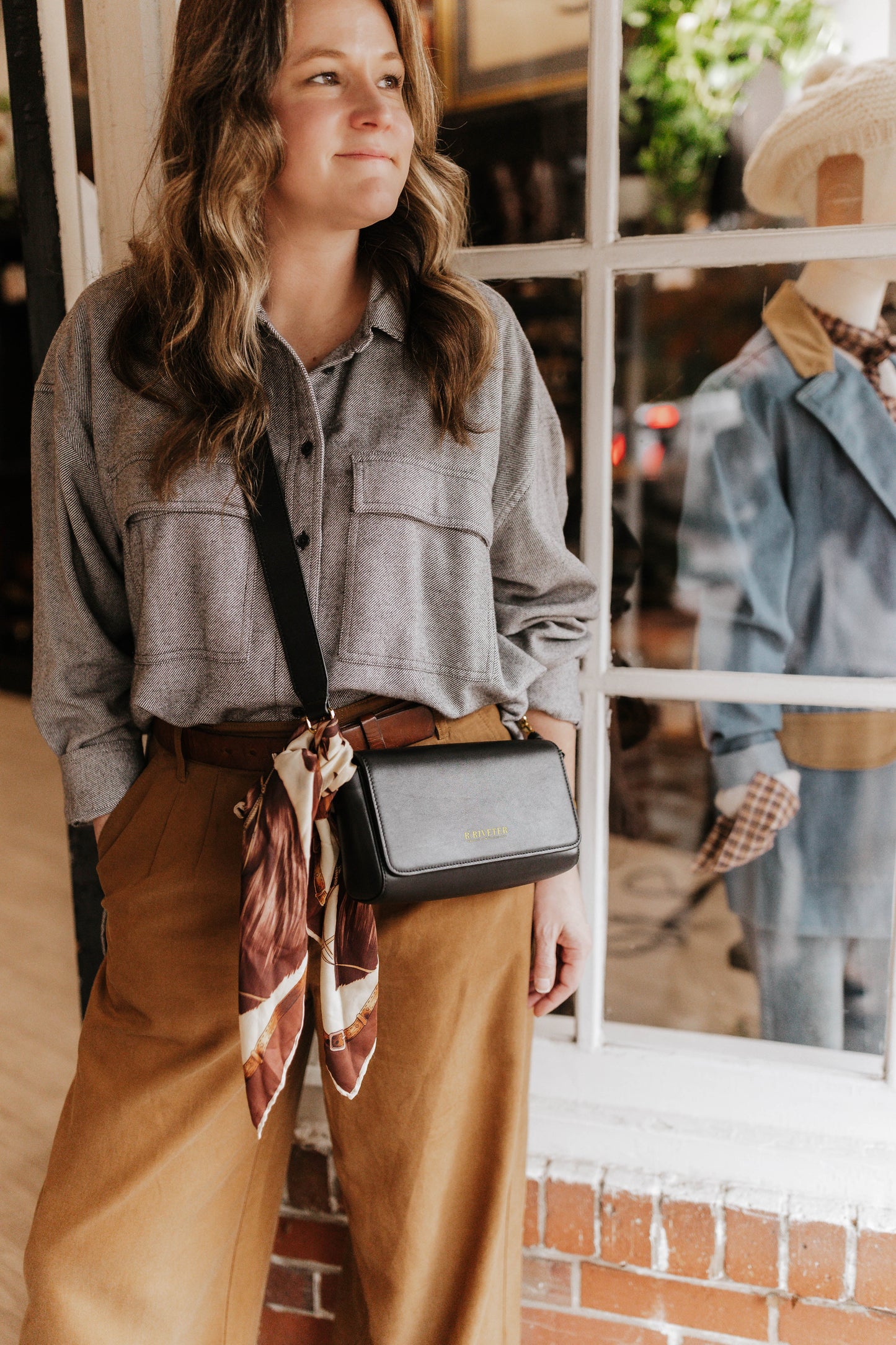 Hedy  | Black Leather