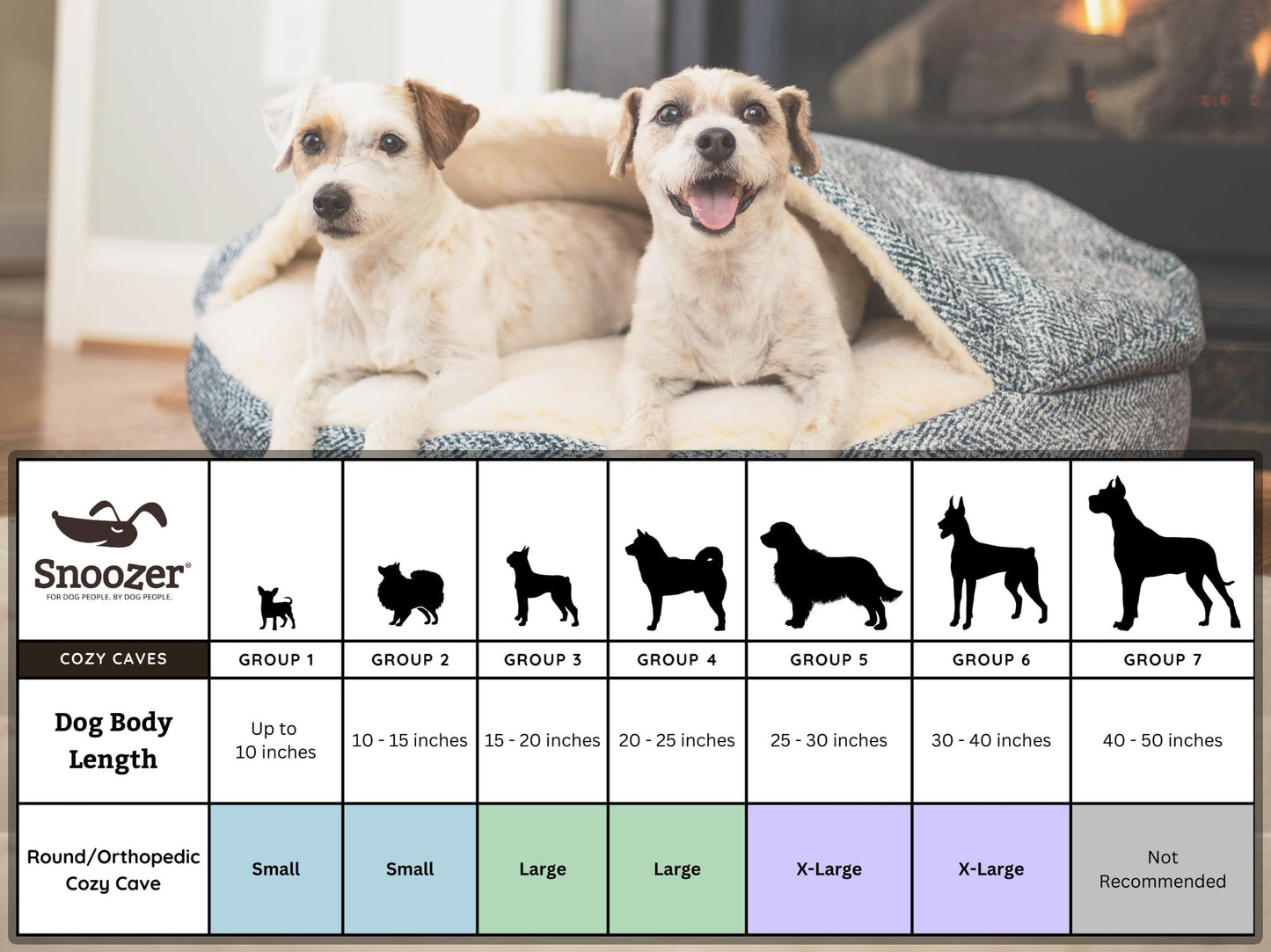 Snoozer Luxury Orthopedic Cozy Cave Pet Bed, Showdog Collection, Extra Large – Merlin Pewter