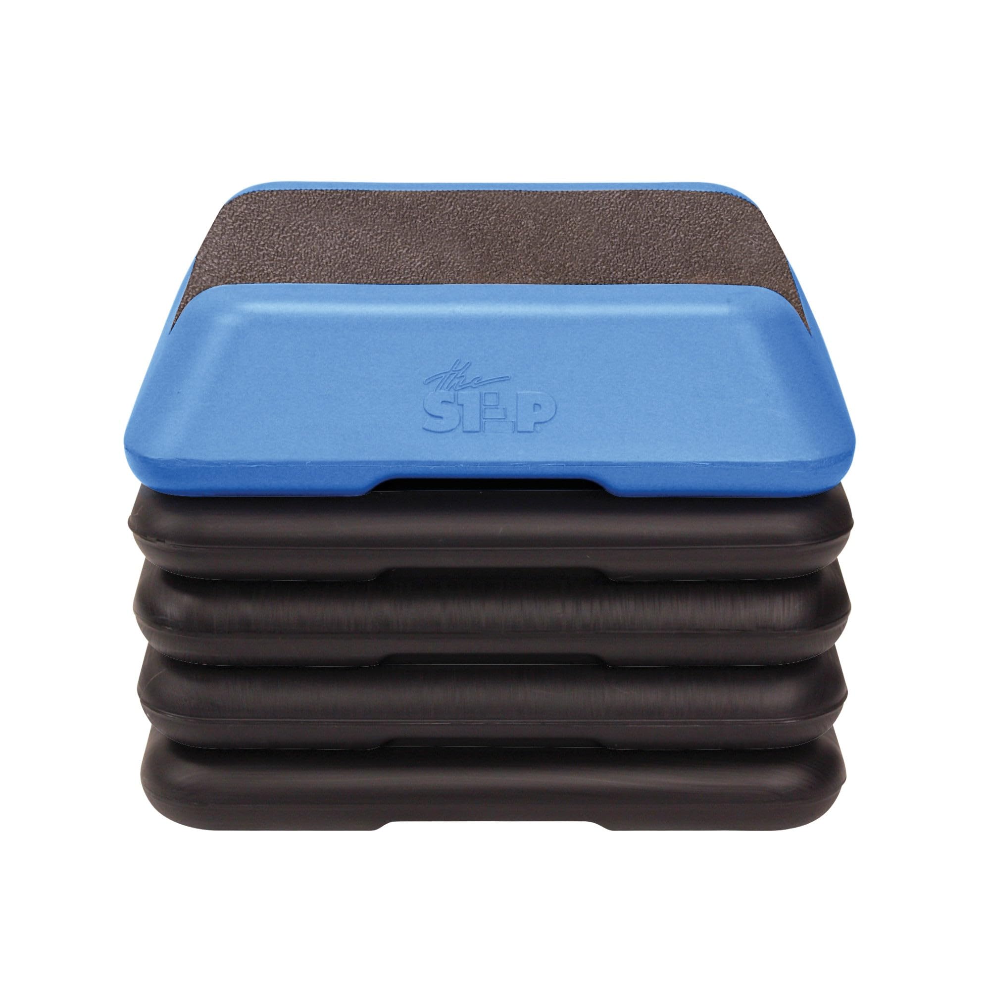 The Step Adjustable High Step Aerobic Platform with 4 Risers, Home Gym ...