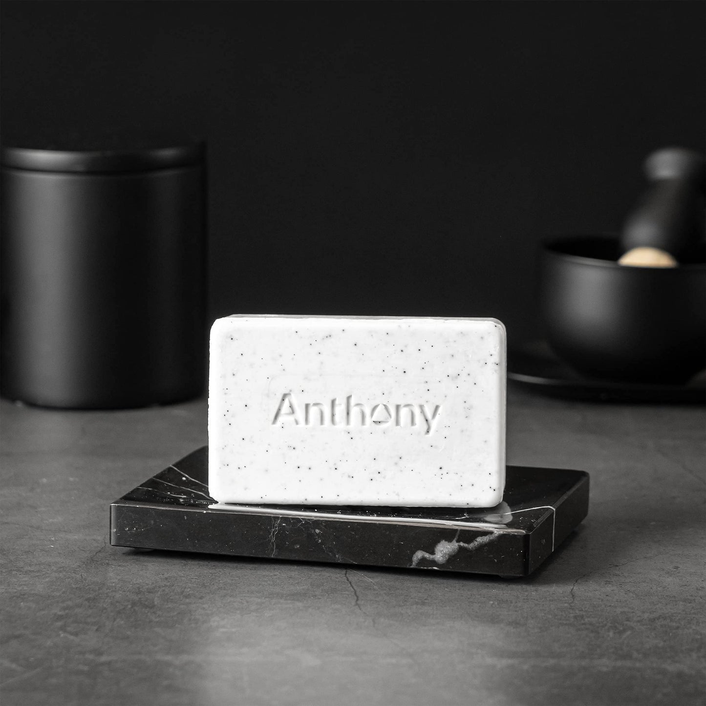 Anthony Men's Exfoliating Soap Bar, Grapefruit Scent, 5 Oz - Contains Cucumber Extract, Jojoba, Shea Butter, Squalane & Coconut Oils for Moisturizing & Exfoliating Body Skin