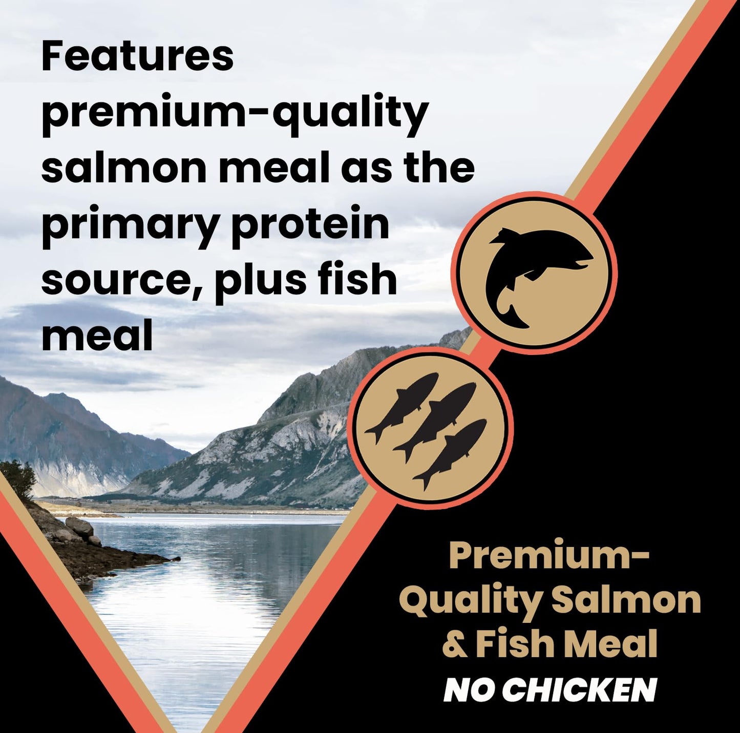 VICTOR Super Premium Dog Food — Sensitive Skin and Stomach — Salmon Meal & Brown Rice Recipe Dry Kibble — Gluten Free, No Chicken, Ideal for Dogs with Allergies — Adult and Puppy Food, 5 lb