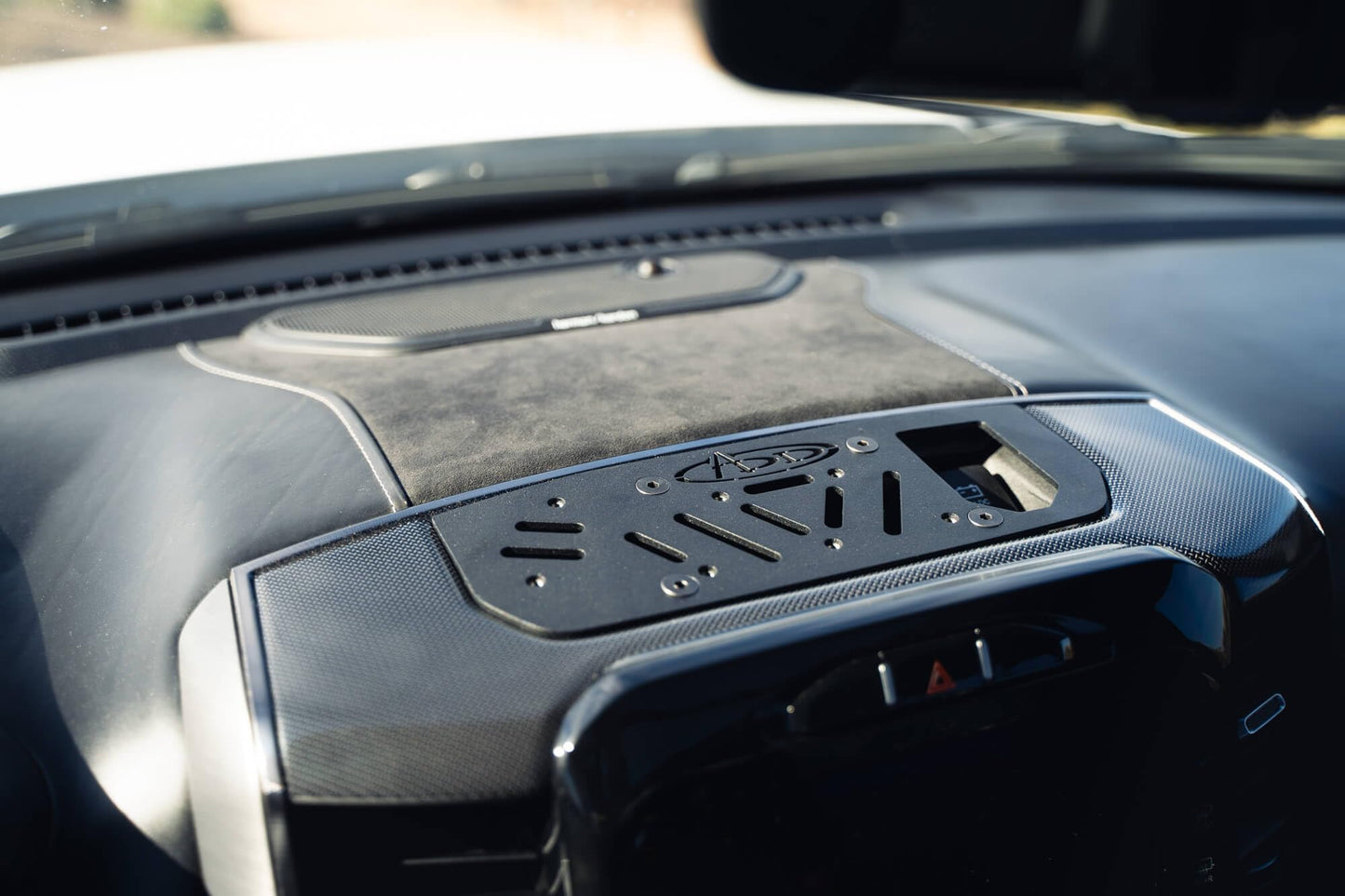 Addictive Desert Designs Digital Device Dash Mount for The 2019-2024 Ram 1500 & TRX | Compatible with RAM & Bulletpoint Device Mounts | Retains OEM 12V USB Charging Port | Made in The USA