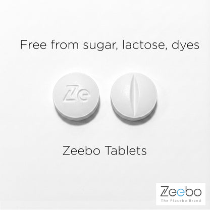 Zeebo Placebo Pills - Choose Tablet or Capsule Form (Tablets)