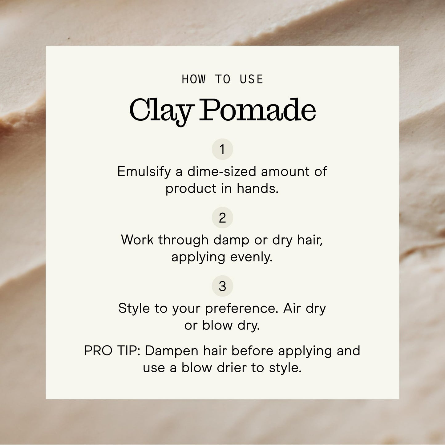 Firsthand Supply Hair Clay Pomade for Men & Women – Matte Clay Finish & Extra Strong Hold – Non-Greasy, Water-Based Organic Pomade – Easy to Restyle – Ideal for Short to Medium Hair Length – 3oz