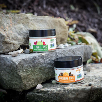 Natural Organic Deodorant Cream with Tangerine Spice Scent, Shea Butter and Coconut Oil, Aluminum Free Deodorant by Stinkbug Naturals, 1.7 Ounce