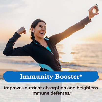 Vitalitown Akkermansia Probiotic GLP-1 with Chicory Inulin | 2 Billion TFU | Akkermansia Muciniphila Probiotics for Men & Women | Gut Health | Digestion | Non-GMO | 60 Veg Caps