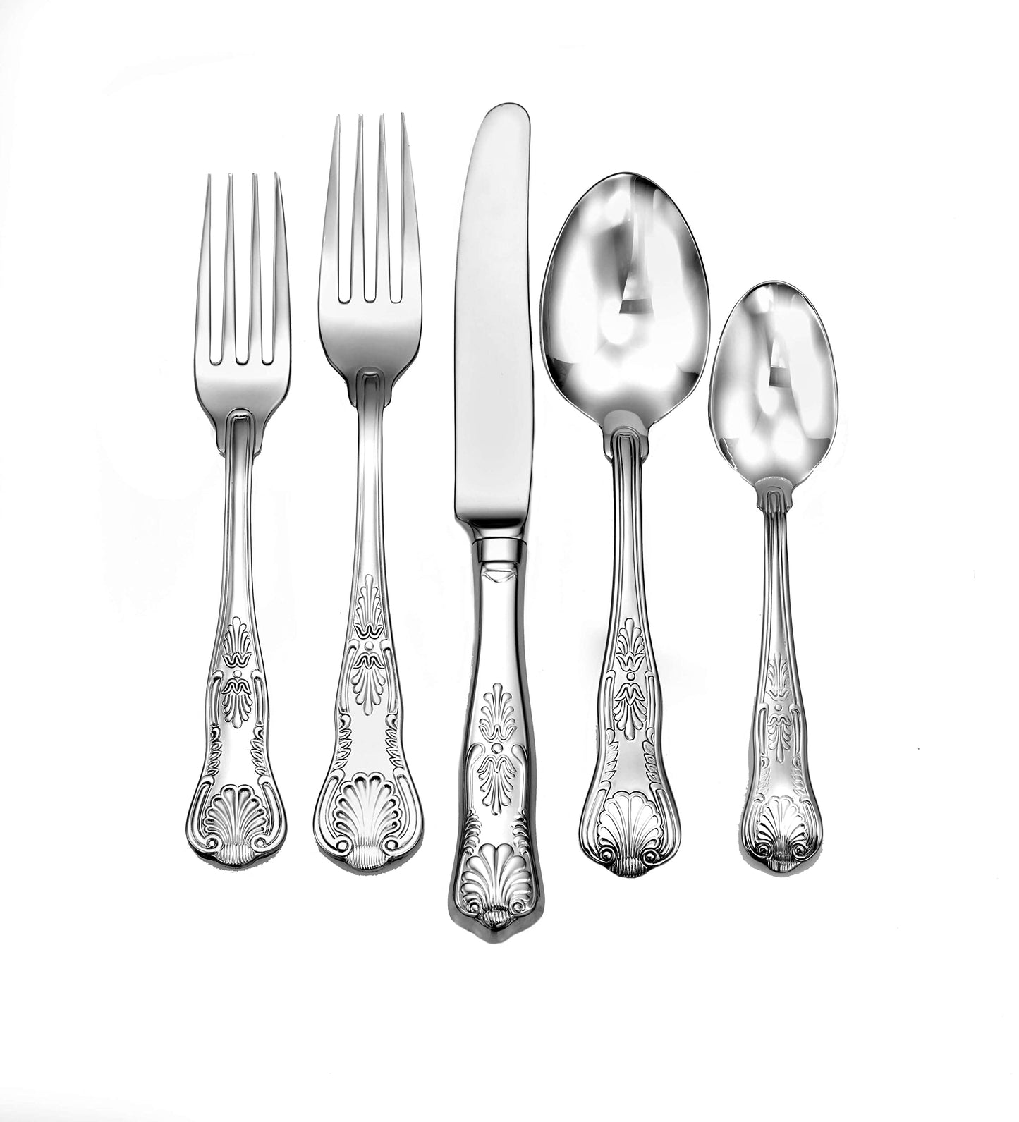 Liberty Tabletop Sheffield 40 Piece Silverware Set Service for 8 Flatware Made in the USA