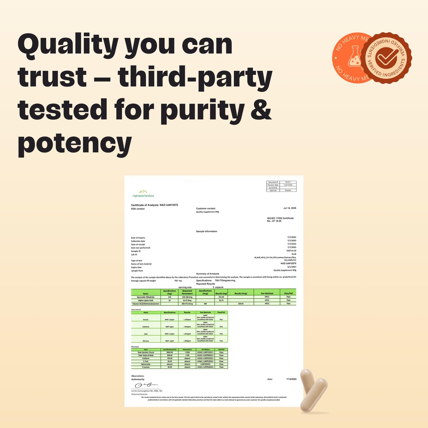 VitalForm NAD+ Booster – NMN + NR Complex for Energy, Healthy Aging, Brain & Mitochondrial Support – with Resveratrol, CoQ10, Quercetin, B12 & BioPerine – 60 Vegan Capsules