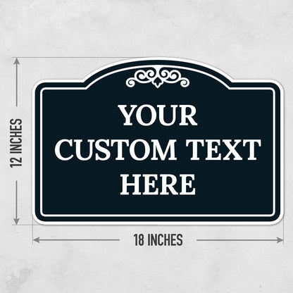 Custom Decorative Sign, Personalized Metal Sign for Business, Driveway, Home, Airbnb, Office Door Plaque, ACM, Fade Resistant, Made in USA by Sigo Signs