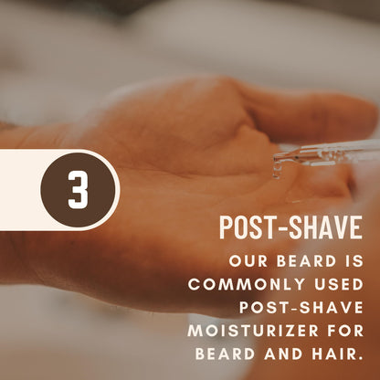 Johnny Slicks Organic Beard Oil | Moisturize, Soften, Promote Hair Growth, Reduce Itch (US Made, Veteran Owned Handcrafted with Clean Ingredients), Rugged