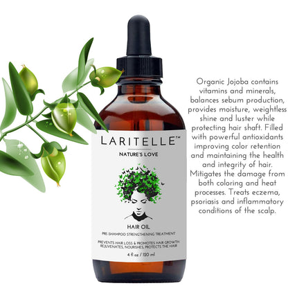Laritelle Organic Hair Growth Treatment Nature's Love 4 oz