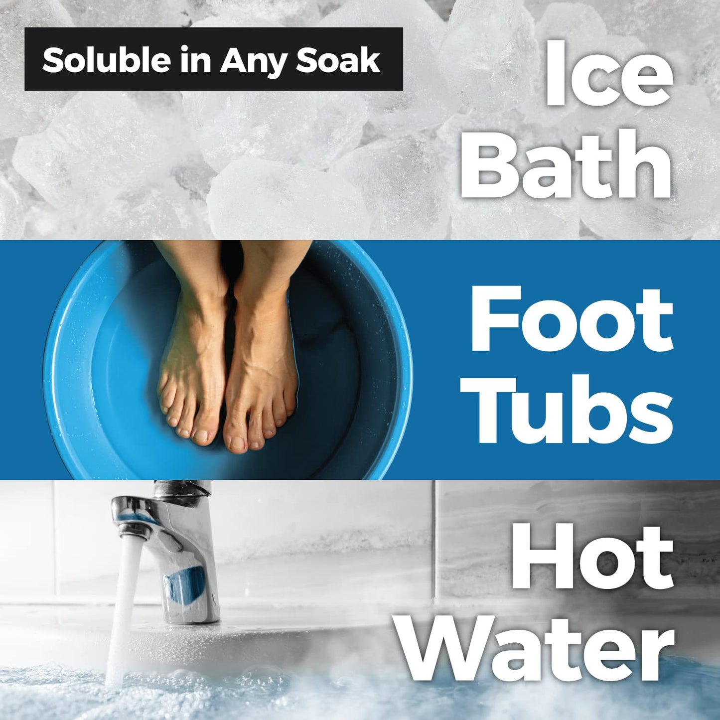 Muscle Rehab: Epsom Salts with Arnica for Soaking for Pain-Magnesium Soak for Sports Recovery, Soak for Athletes with Essential Oils, and Turmeric - Hydrating Sore Muscle Bath Soak