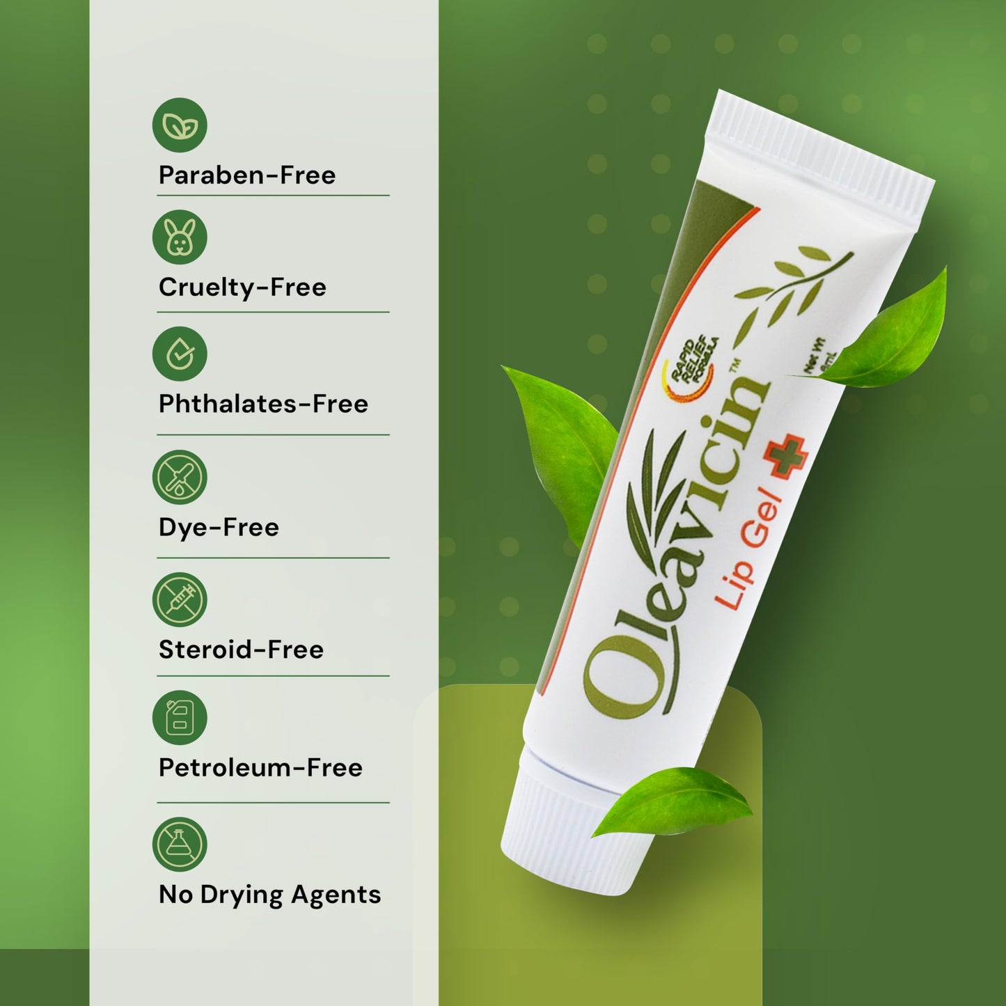 All Natural & Organic Fever Blister & Cold Sore Treatment & Relief Ointment Gel 1.3oz(3.8)