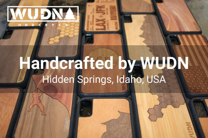 WUDN Custom Wooden Phone Case (Custom Mahogany) Compatible with iPhone 11 Pro