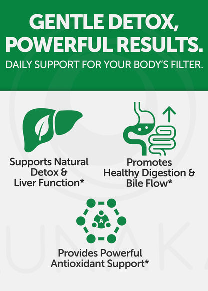 Lunakai USA Made Liver Cleanse Detox & Repair – Herbal Liver Support Supplement with Milk Thistle, Artichoke & NAC – Daily Detox, 60ct