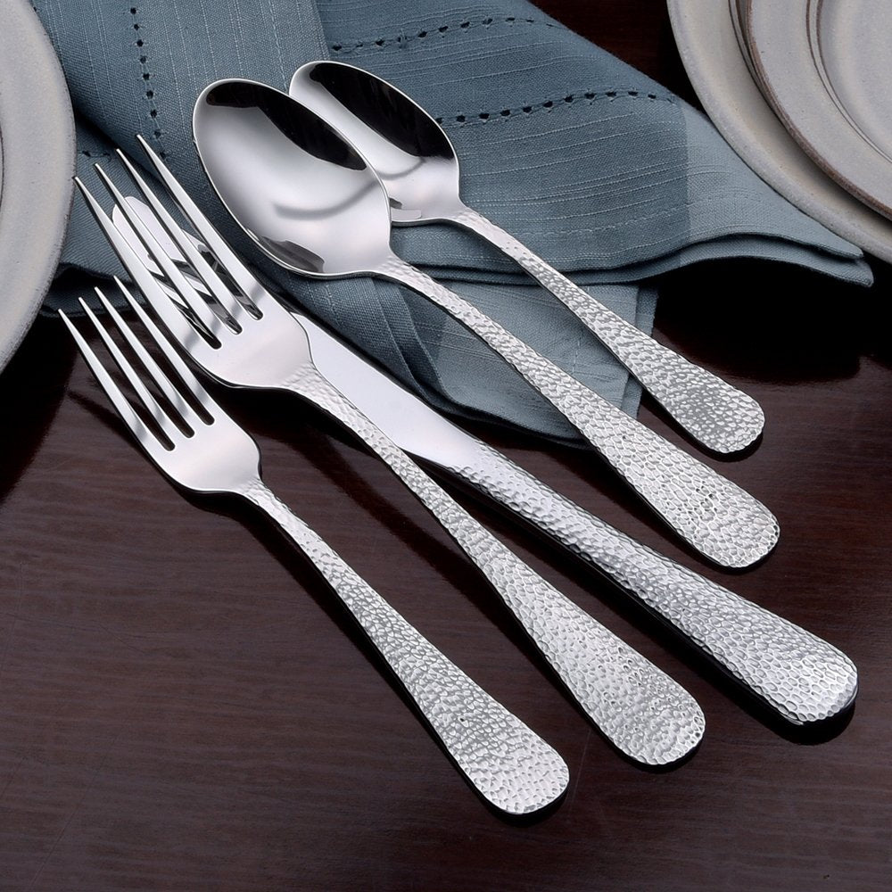 Liberty Tabletop Providence 60 Piece Silverware Set Service for 12 Flatware Made in America USA