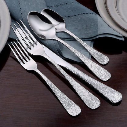 Liberty Tabletop Providence 60 Piece Silverware Set Service for 12 Flatware Made in America USA