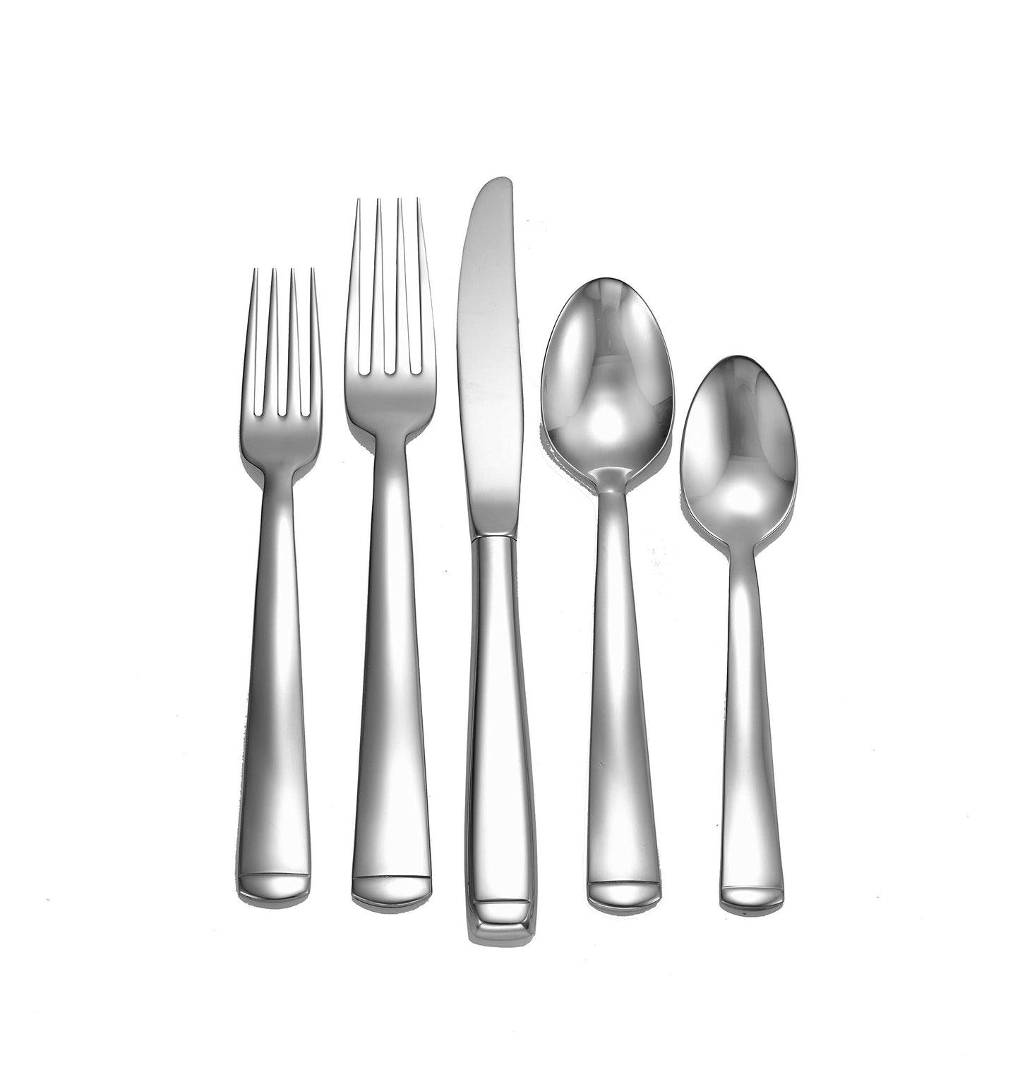 Liberty Tabletop Lexington 45 piece 18/10 Flatware Set Service for 8, Includes Serving Pieces Made in USA