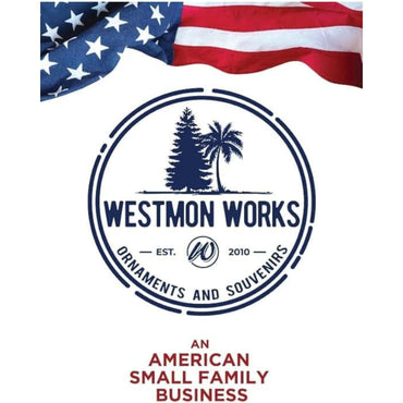 Believe Bell Ornament Red Metal Tree Decoration in Resealable Christmas Expressions Gift Bag, Made in The USA