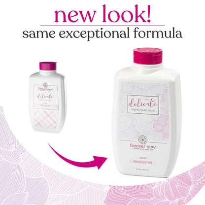 FOREVER NEW Liquid Laundry Detergent - Fabric Care Wash - Unscented, 32 Fl Oz