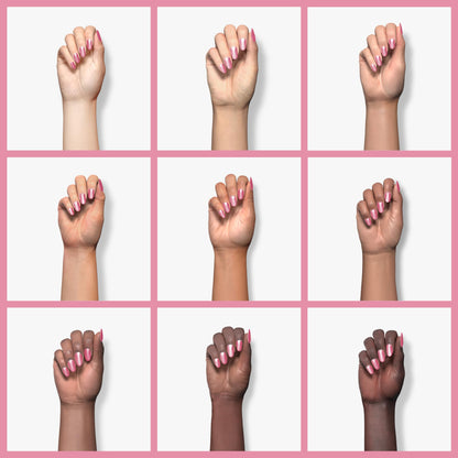 duri Nail Polish 30 Pearl Pink, Light Metallic Pink Color, Full Coverage, Fast drying, Long Lasting, 0.45 Fl Oz