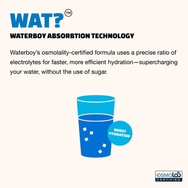 Waterboy Daily Hydration | 1,570mg Electrolyte Powder Packets | No Sugar, All Natural, Gluten Free, Zero Calories | 15 Drink Stick Mixes (Cucumber Citrus)