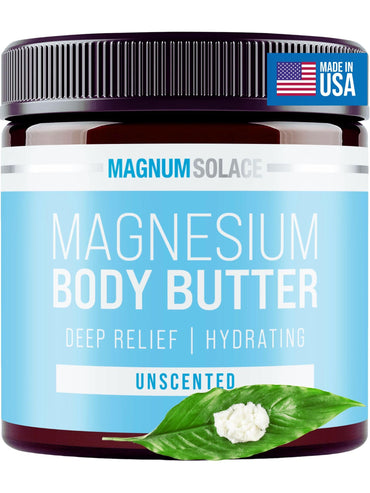 Magnesium Body Butter - Nighttime Magnesium Cream - Lightly Scented